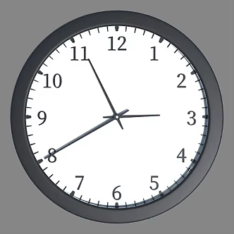 Wall clock 3d model