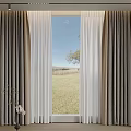 Curtains 3d model