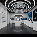 Modern Control Room Interior Design With Large Data Screens Charts White Seats And Green Plants