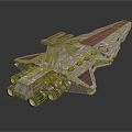 Modern Spaceship Spacecraft 3d model