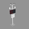 Industrial Environmental Monitoring Equipment With Pole Mounted Display Screen And Sensors