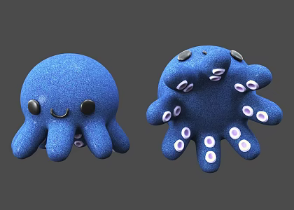 Octopus Muppet Octopus Doll Octopus Muppet Octopus Muppet Pillow Muppet Octopus Muppet Octopus Muppet Plush Toy 3d model