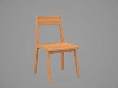 Nordic Dining Chair 3d model