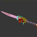 Final Fantasy Big Swords Final Fantasy Weapon Knife Magic Knife Weapon Cold Weapon Realistic 3d model