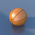 Sturdy Basketball Hoop With Ball In Net As Essential Sports Equipment For Training Practice