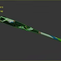 Modern Baseball Bat With Abstract Colorful Patterns And Multi Colored Grip