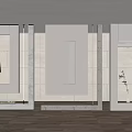 Entrance partition 3d model
