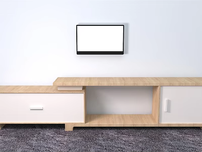 Nordic TV cabinet 3d model
