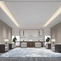 VIP Reception Room Modern Reception Room 3d model