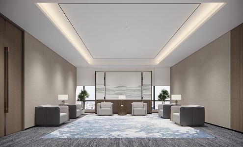 VIP Reception Room Modern Reception Room 3d model