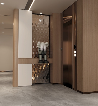 Elevator Entrance Cabinet 3d model