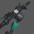 NEON Electric Scooter With Black And Teal Frame Sleek Handlebar And Durable Deck