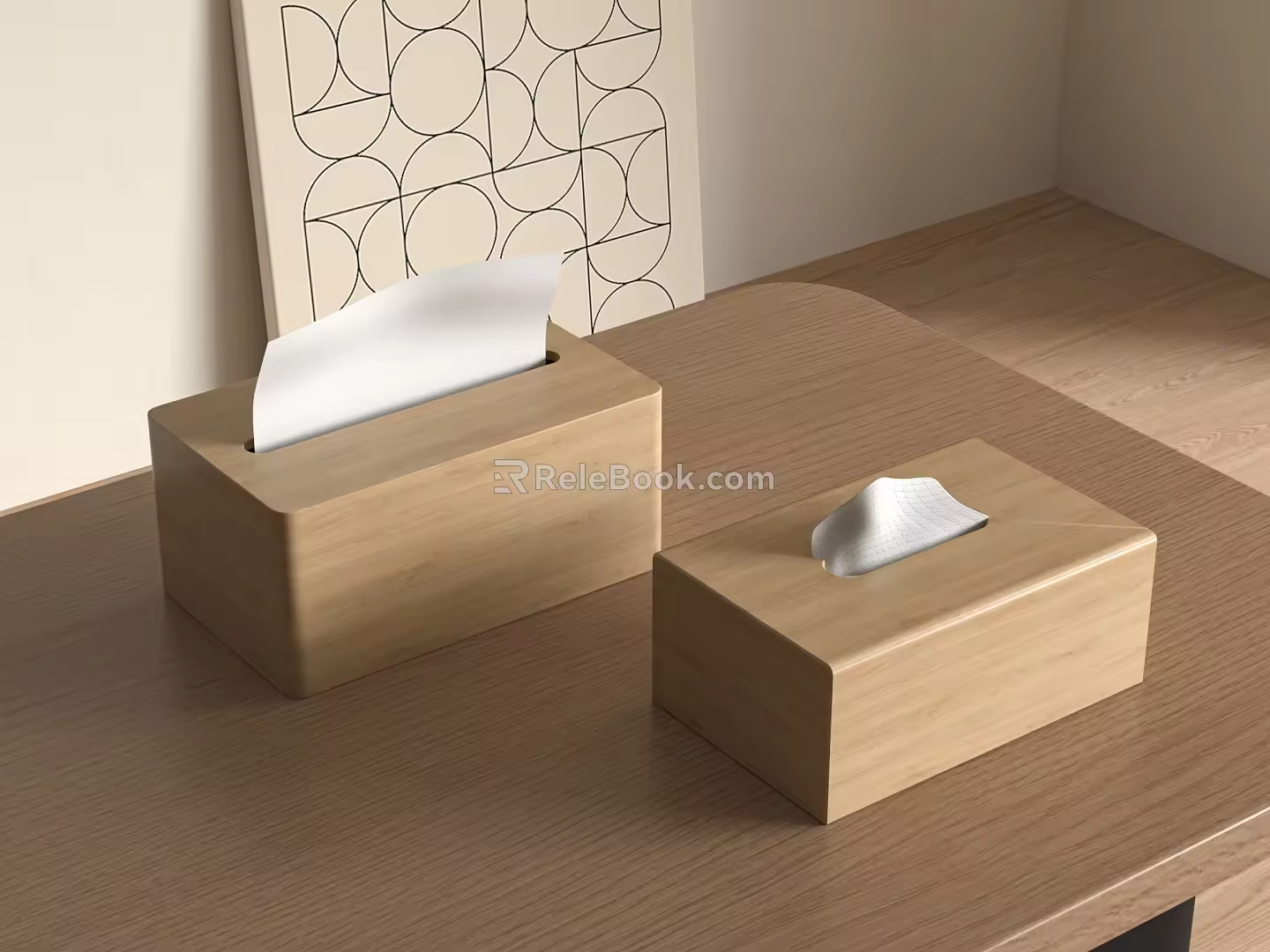 Modern Napkin Combo 3d model