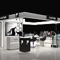 Lancome Cosmetics Specialty Store With Modern Display Counters And Skincare Products
