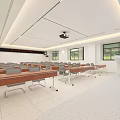 teaching classroom 3d model