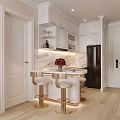Modern Luxury Beauty And Hair Salon With Bright Soft Tone Elegant Comfortable Interior Design