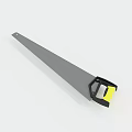 Professional Hardware Hand Saw with Gray Blade Yellow Black Handle for Woodworking DIY