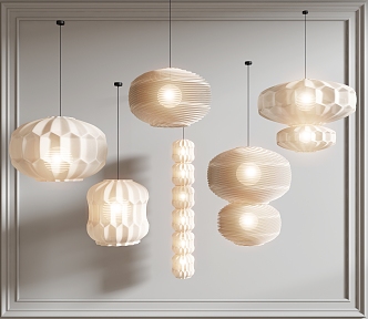 Quiet chandelier 3d model