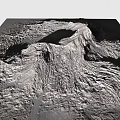 Natural Rugged Mountain Landscape With Rocky Terrain And Sunlit Textures