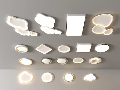 Chandelier Ceiling Lamp Combination Lamp Cream Wind Lamps Nordic Lamps Acrylic Fan Lamp Chinese Lamps 3d model