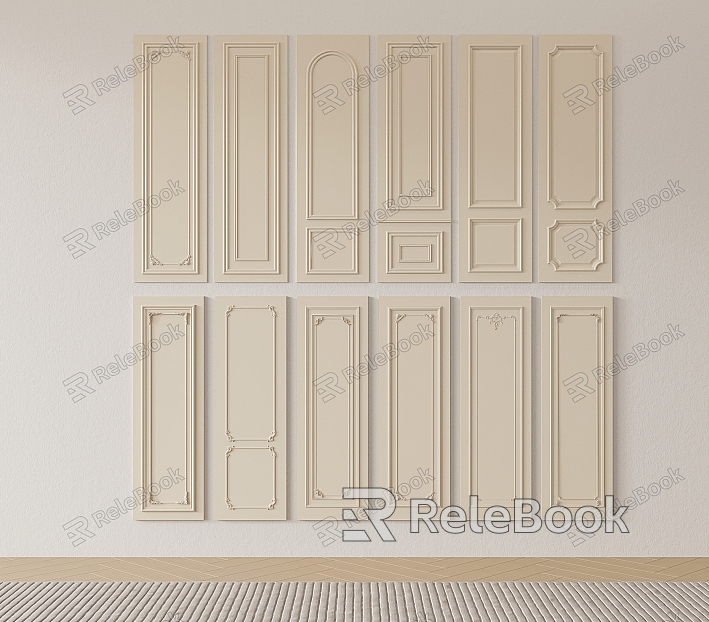 European-style wall panel combination model