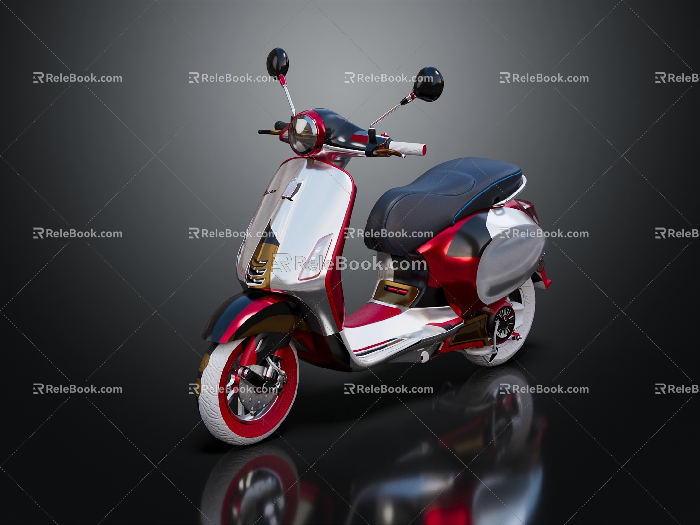 Modern Motorcycle Electric Motorcycle Electric Motorcycle Two-wheeled Motorcycle 3d model