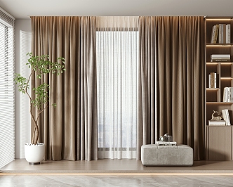 Curtains 3d model