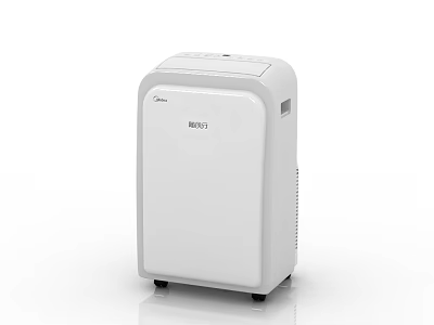 Midea White Washing Machine with Modern Design and Efficient Performance for Home Use 3d model