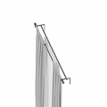 White Curtain With Lightweight Flowy Fabric And Simple Design For Elegant Home Window Decor
