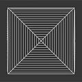 Modern Geometric Wire Cube Decorative Ornament With Symmetrical Linear Design For Home Living Space