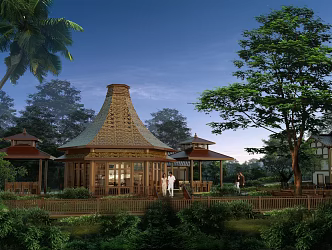 Southeast Asia Pavilion 3d model