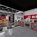 JD Car Care 4S Auto Service Shop with Professional Maintenance and Transparent Tire Services