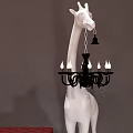 Modern special-shaped floor lamp giraffe floor lamp 3d model