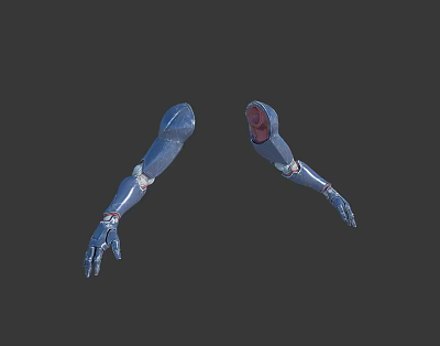 modern mechanical arm mechanical arm 3d model