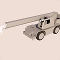 Industrial Heavy Duty Crane Utility Vehicle with Long Boom and Cab Design