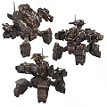 Industrial LOFT robot tank 3d model