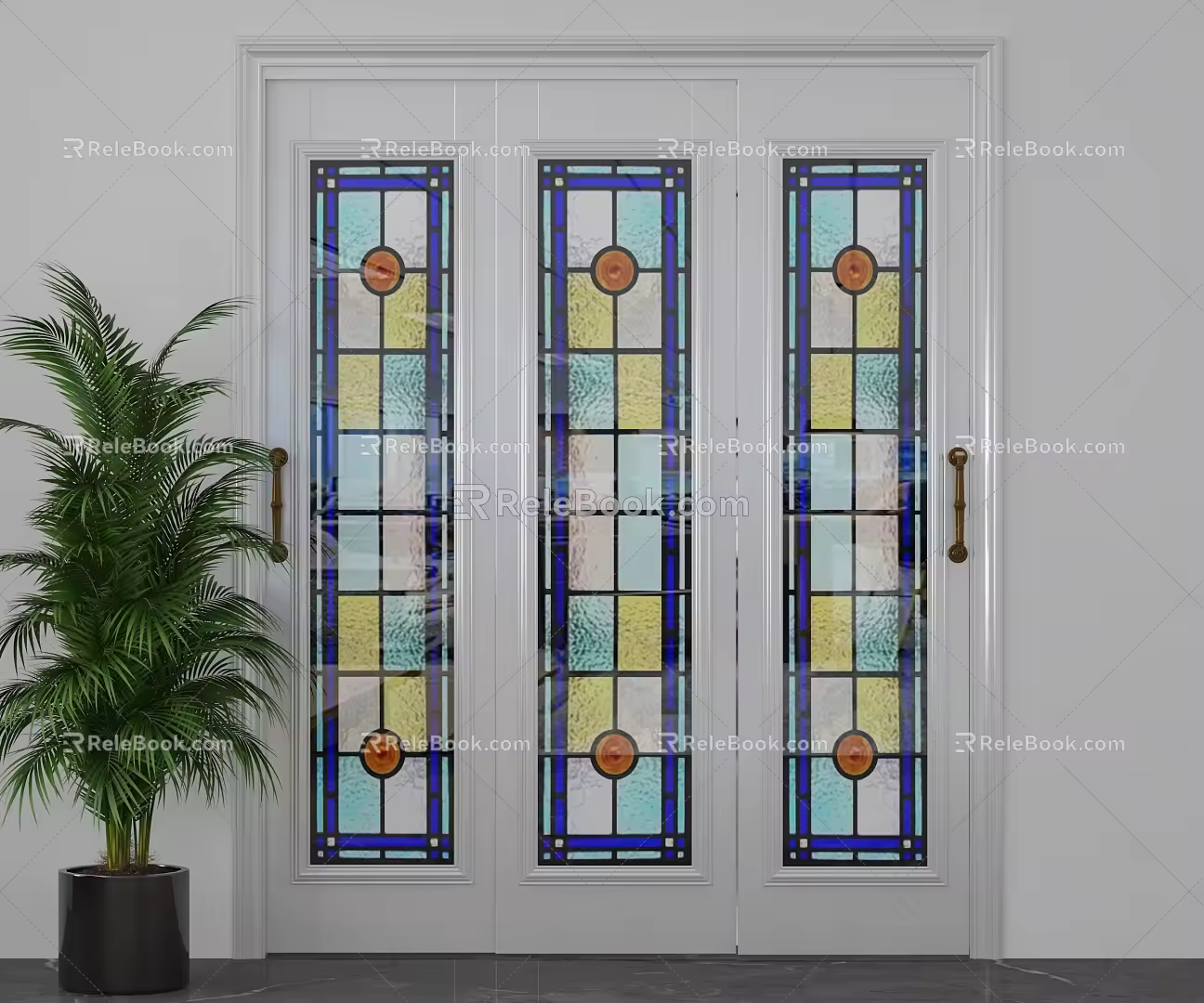 sliding door 3d model