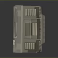 Beige TVP Computer Control Module With Cooling Vents And Interface Ports