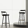 Modern Bar Chair Bar Stool Bar Chair 3d model