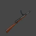 type submachine gun 3d model