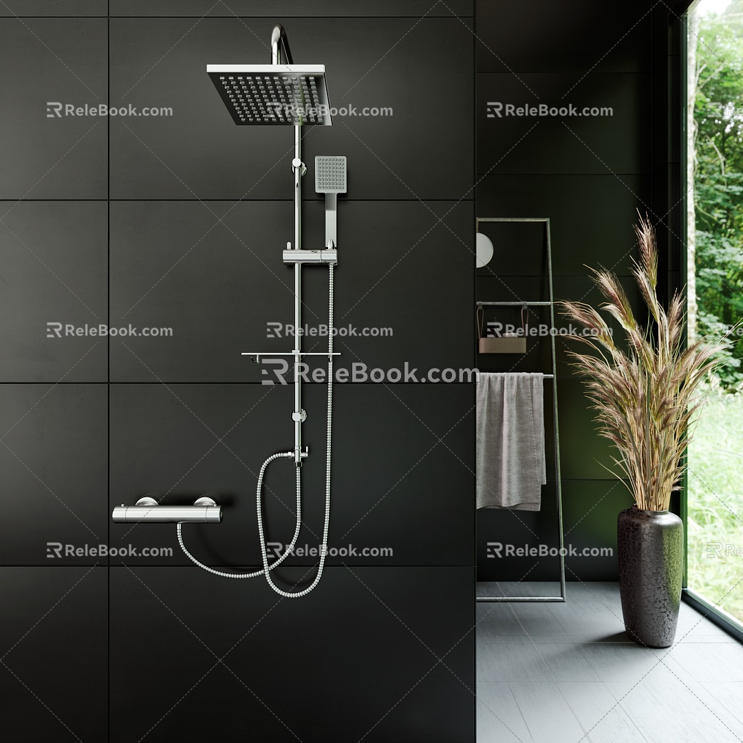 Another shower brings a warm and comfortable bathing experience 3d model