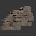 Modern Landscape Design Featuring Stone Steps And Stacked Stone Structures