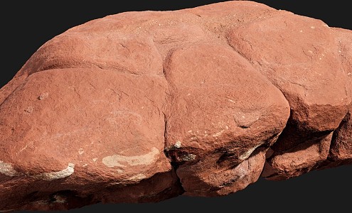 Stone Rock Reef Desert Stone Cliff Pebbles Gravel Shale Big Stone 3d model