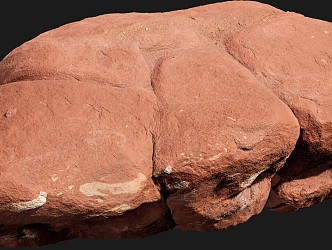 Stone Rock Reef Desert Stone Cliff Pebbles Gravel Shale Big Stone 3d model