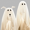 Dog Ghost Halloween Holiday Decoration 3d model