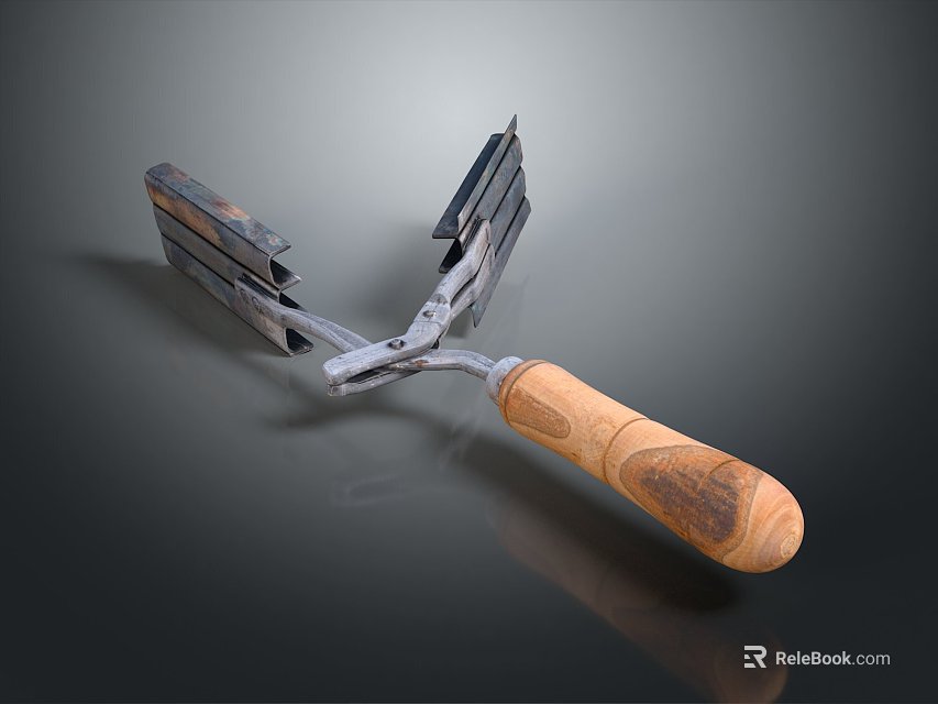 Modern Lighting Fixture Combination With Metal Structures And Wooden Accents 3d model 