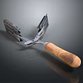 Pipe pliers vise bench vise wrench tool hardware tool processing tool furniture 3d model