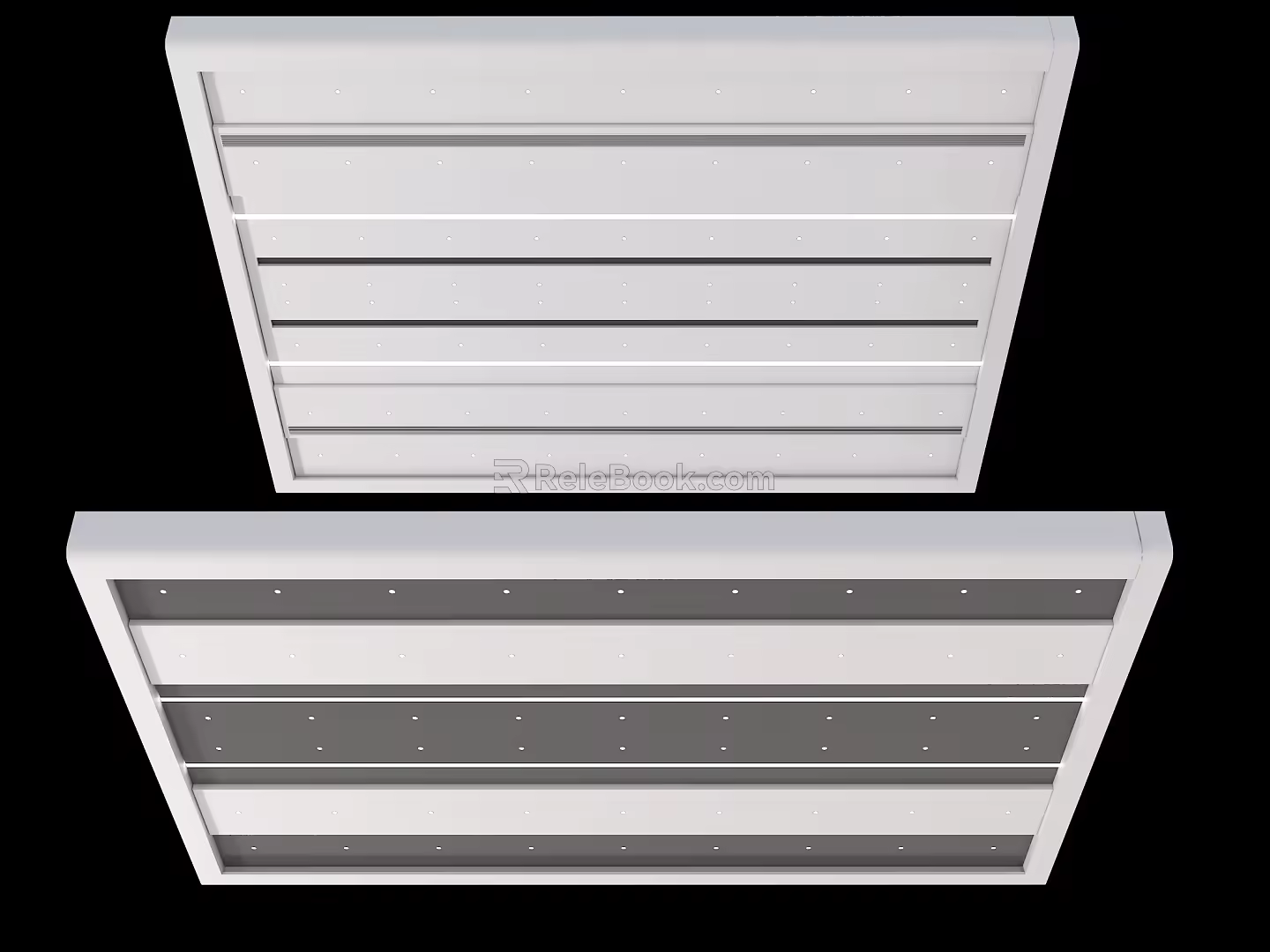 Modern Ceiling Simple Ceiling Meeting Room Ceiling Public Space Ceiling Office Space Ceiling Office Hall Ceiling Light Membrane Ceiling 3d model
