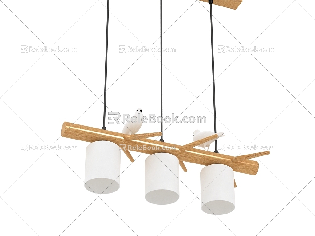 New Chinese ceiling lamp 3d model