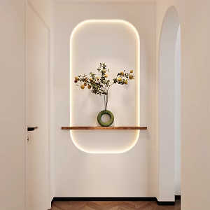 Modern Entrance Gallway Entrance 3d model